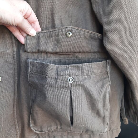 Cabela's Ranch Work Chore Barn Coat Sz XL Reg Men's Brown - Picture 6 of 16